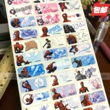 Детская мультяшная оригинальная водонепроницаемая износостойкая именная наклейка для мальчиков, Человек-паук