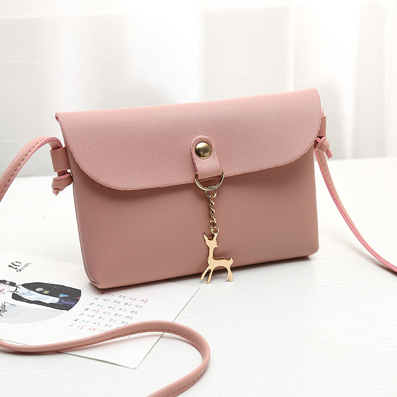 PinkG fawn coin purse 2019 Korean version Diagonal package foreign trade Mobile phone bag Pinduoduo The single shoulder bag Hot money tide