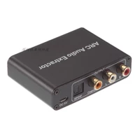 Аудио -адаптер дугового конвейера HDMI Аудио -задний адаптер передачи оптической коаксиальной коаксиальной 3,5 мм