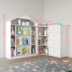 Какашка белая книжка с картинками+угловой шкаф+шкаф для ведра