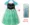 Trẻ em Công chúa băng Công chúa Váy Anna Girl Dress Little Girl Big Baby Baby Halloween Trang phục - Váy