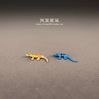 Pocket Mini -Animal Model Reptile Lizard Liopard Pattern