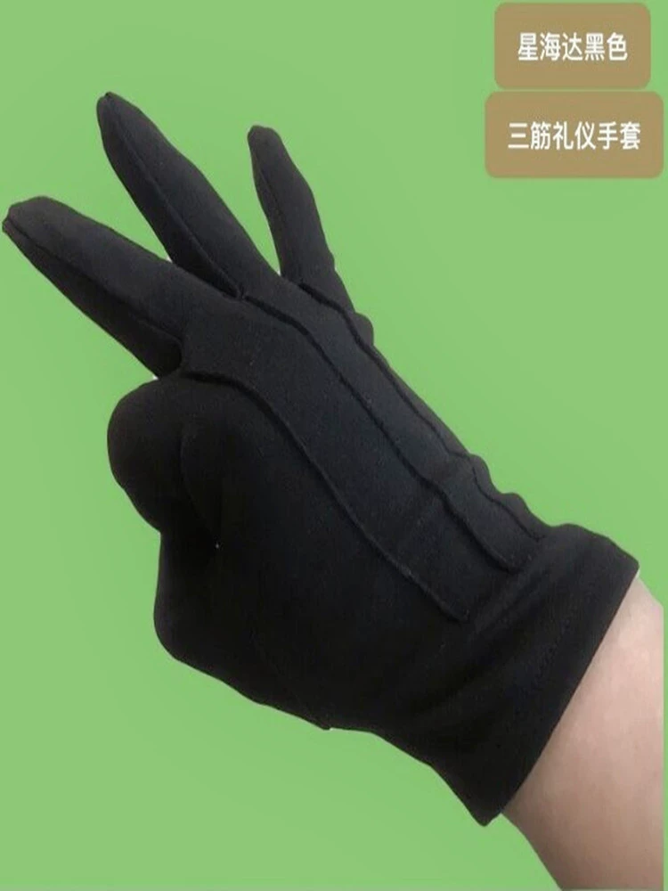 găng tay chịu nhiệt 500 độ Black Parade Soldier Sanjin Performance Nitrile Polyester Bảo hộ lao động Cửa hàng trang sức Găng tay chống mài mòn, thoáng khí và dày dặn cho nam và nữ găng tay da hàn găng tay bảo hộ 3m 