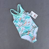 Зеленый цветок v -neck