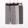 New Pyjamas Phụ Nữ Mùa Hè Modal Cắt Quần Cotton Sọc Lỏng Mỏng Nhà Giản Dị Quần 7 Quần Phụ Nữ quần đùi nam