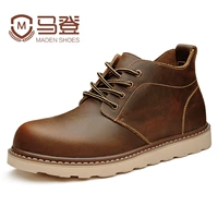 Madden cửa hàng flagship của nam giới giày mùa thu da Martin khởi động của nam giới hoang dã cao-top boots gió Anh retro dụng cụ khởi động giày boot nam cao cổ