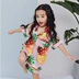 Bộ đồ ngủ pijama dứa hàn quốc mẹ và con gái mùa hè dài tay ngắn hai mảnh lụa băng mỏng có thể mặc bên ngoài bộ đồ phục vụ tại nhà - Nam giới Nam giới