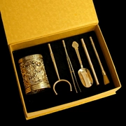 Trà đồng nguyên chất sáu quý ông nhà trà clip trà clip nhíp giữ cốc đặt phụ kiện trà kung fu - Trà sứ