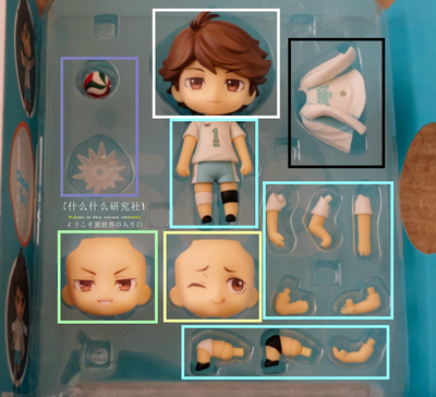 taobao agent The Japanese version of the GSC volleyball juvenile c and the Sichuan clay accessories emoticons replace the props to split the corpse group