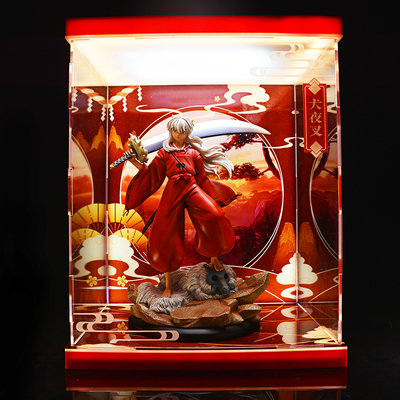 taobao agent [Can't move] Soul Yu Studio Inuyasha GK GK hand -made statue special display box dust cover with BGM