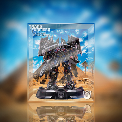 taobao agent 【Move】Transformers 2 -day fire Optimus Optimum Tianshi statue dedicated display box