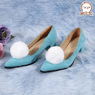 taobao agent Jiangnan Meow Miku Miku's Future White Rabbit Girl Cosplay Shoes Full Set