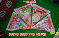 Треугольный флаг случайный один пакет 10 штук