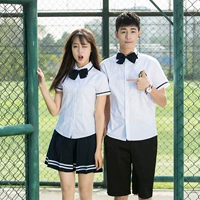 Военно-морская рубашка, галстук-бабочка, короткий рукав