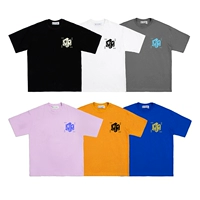 MEDM Летняя базовая трендовая футболка с коротким рукавом для влюбленных в стиле хип-хоп, свободный крой, короткий рукав