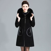 Áo khoác lông cừu nữ 2018 mùa đông Áo lông cho phụ nữ lông cáo mới - Faux Fur áo lông nam