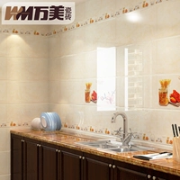 Wanmei Tile Kitchen Wall Tibetan Tibetan Anti -Slip Ploy Tile Простая современная туалетная глазурная плитка 300x600