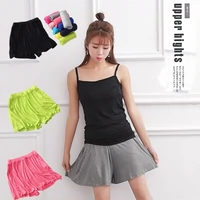 Mùa hè nữ mới Hàn Quốc phiên bản của phương thức kích thước lớn cao đàn hồi kẹo màu quần short túi thể thao yoga quần nhà quần quan dui nu
