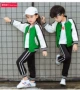 2018 quần áo trẻ em đồng phục nam và nữ dày thể thao phù hợp với quần áo mẫu giáo mùa xuân và mùa thu phiên bản Hàn Quốc - Đồng phục trường học / tùy chỉnh thực hiện quần thể thao học sinh mùa đông