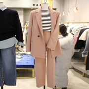 Nhỏ phù hợp với áo khoác nữ Dongdaemun 18 mùa xuân mới Hàn Quốc phiên bản lỏng mỏng phù hợp với chín quần phù hợp với hai mảnh phù hợp với