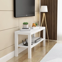 Простой белый телевизионный шкаф узкий 26 современных маленьких квартир гостиная спальня маленький размер двойной хранение хранения