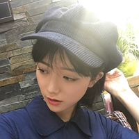 Демисезонный берет, вельветовая шапка, ретро модная кепка, в корейском стиле, простой и элегантный дизайн