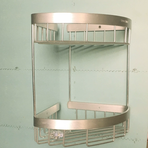 Космическая алюминиевая стойка для ванной комнаты с расширением границы и толстым туалетным треугольником.