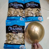 Импортный золотой воздушный шар, 7 дюймов, 10 шт