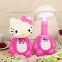 Настольная лампа с розовой кошкой