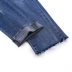 Phụ nữ siêu cỡ size xuân hè denim phần mỏng quần dài Phiên bản Hàn Quốc nâng eo cao mặc đồ rộng Harlan 200 kg - Phụ nữ mang thai quần / quần bụng quần bầu thu đông Phụ nữ mang thai quần / quần bụng