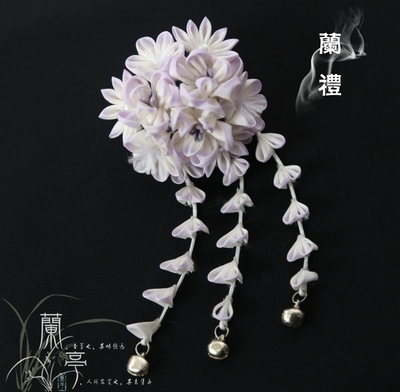 taobao agent Lanting Jimeng BJD SD OB JP Humanoid Full size and wind kimono accessories Fine workers Flower 簪 Lan Li