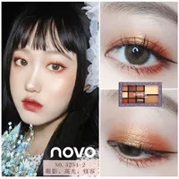 Li Yuan Tang NOVOins lắc cùng một bóng mắt phấn hồng sửa chữa dung lượng ánh sáng cao một đĩa trang điểm ngọc trai màu đất mờ - Bộ trang điểm kem trang điểm