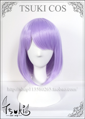 taobao agent TSUKI Coarse Dim Sum, Dagging Fireflies, Light Purple Purple Purple Purple Rose daily cosplay wig