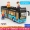 Xe buýt xe buýt hai tầng đồ chơi xe buýt mô phỏng trẻ em có thể mở cửa Mô hình xe buýt Boy - Chế độ tĩnh đồ chơi mô hình nhân vật