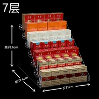 70 пакетов сигарет на семи слоях (внутренняя ширина 4,7 см)