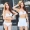 Phiên bản Hàn Quốc của bikini bikini xẻ eo cao áo tắm phụ nữ thép hỗ trợ bikini ba mảnh ngực nhỏ thu thập áo tắm gợi cảm - Bikinis