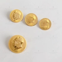Золотая брошь, монеты, памятный высококлассный значок, серебро 999 пробы, подарок на день рождения
