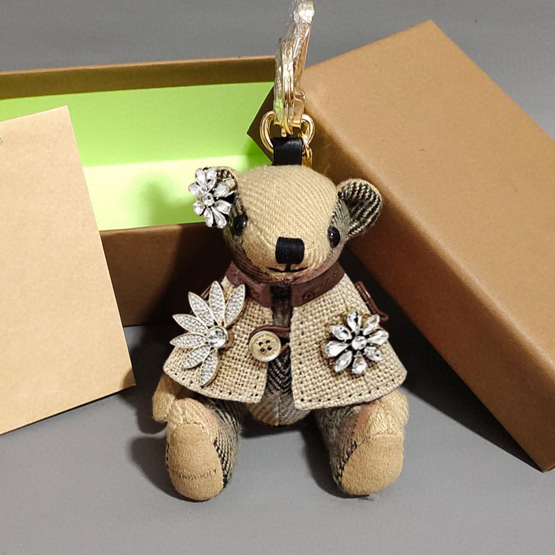 Eardrill Rag ShawlBear Pendant Bear Bag Pendant Key buckle Hanging decoration originality automobile Key chain lovely personality teddy bear