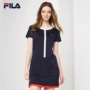 FILA Fila váy mùa hè mới ngắn tay thể thao ăn mặc giản dị váy dài nữ | F61W821314F bộ quần áo thể thao nữ