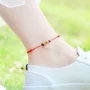 Garnet đồng đỏ dây đỏ vòng chân nữ phiên bản Hàn Quốc của chàng sinh viên giản dị Sen Sở Taohua 2018 mới thời trang gợi cảm lắc chân nữ nhật bản