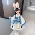 thoi trang haloween Bé gái Halloween cosplay phù thủy bí ngô váy trẻ em ăn mặc trang phục dành cho trẻ em và trẻ em trung niên dạ quang váy đèn lồng happy happy halloween Trang phục haloween