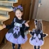 thoi trang haloween Bé gái Halloween cosplay phù thủy bí ngô váy trẻ em ăn mặc trang phục dành cho trẻ em và trẻ em trung niên dạ quang váy đèn lồng happy happy halloween Trang phục haloween