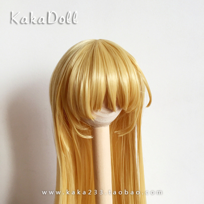 taobao agent Tea Kaka hand | Anime COS girl growth straight wig BJD/DD doll 346 points