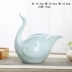 Bình hoa thiên nga chậu gốm thủy canh - Vase / Bồn hoa & Kệ chau nhua trong cay Vase / Bồn hoa & Kệ