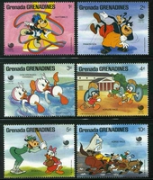 Green Nada 1988 Disney Mice Mouse Donald Duck принял участие в штампе Олимпиады в Сеуле 6 Новый