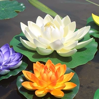 Mô phỏng hoa sen giả hoa sen nước cảnh quan lily nước watercape nổi hoa trang trí cho sân khấu Phật đạo diễn - Hoa nhân tạo / Cây / Trái cây bình hoa giả để phòng khách