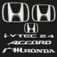 biểu tượng ô tô 98-07 Accord 2.0 2.4 3.0 OLD SEVENTH thế hệ thứ bảy Label Label Front Mid-Net Nhãn Hộp đuôi phía sau Logo logo các hãng xe hơi biểu tượng xe ô tô