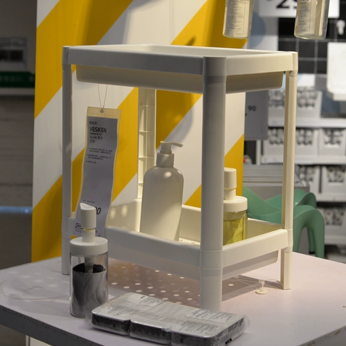 Ikea Ikea weilin полка хранение ванной комнаты для хранения кухонных магазинов хранилище хранения настройка настройка полки