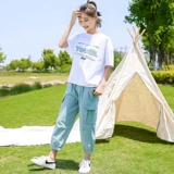 Комплект, летняя летняя одежда, детская форма, популярно в интернете, коллекция 2021, подходит для подростков, в западном стиле, в корейском стиле