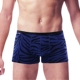 Quần đùi nam Boxer Tre sợi Boxer Boxer Fine Edge In Leopard Boxer Boxer Quần short thể thao thoáng khí - Nam giới